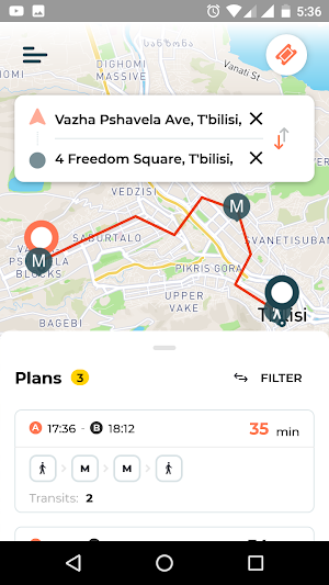 Tbilisi Transport Screenshot 1
