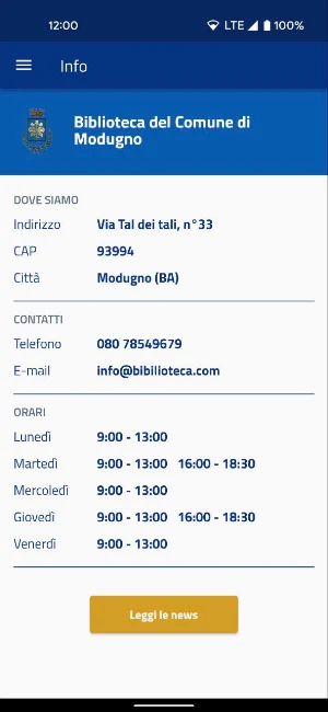 Biblioteca a portata di mano Screenshot 1