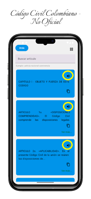 Código Civil Colombiano Screenshot 0