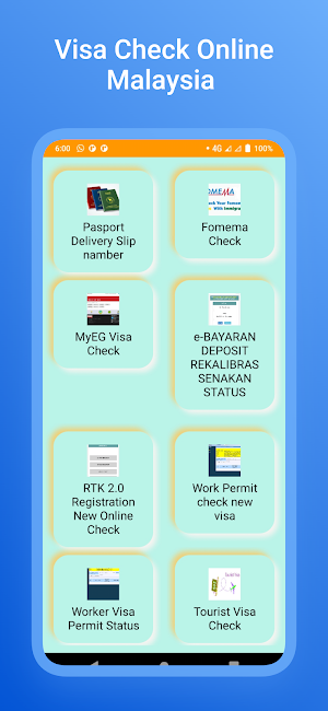 Visa Check Online Malaysia:2.0 Screenshot 0