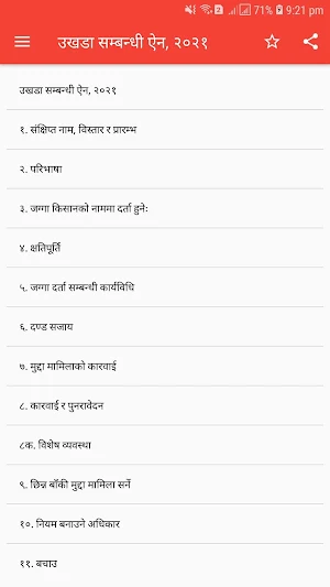 उखडा सम्बन्धी ऐन, २०२१ Screenshot 1