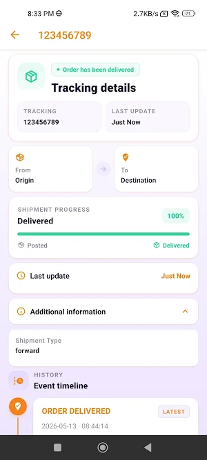 Xpressbees Tracking Screenshot 2