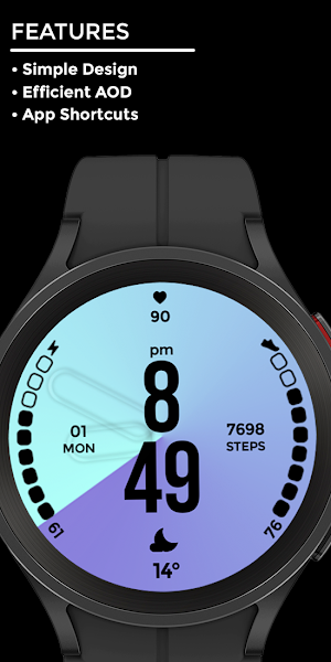 Night ver 15 - watch face Screenshot 1