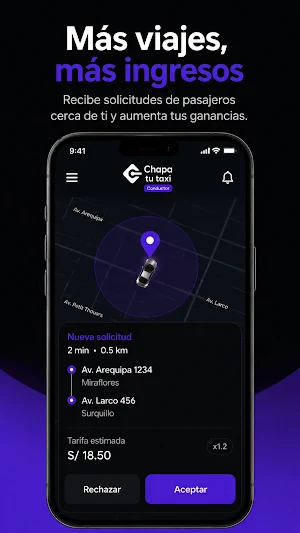 Chapa tu taxi Driver Screenshot 0