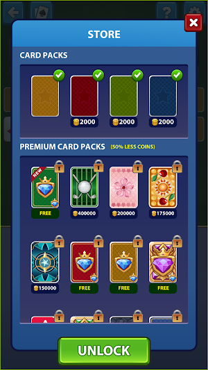 Golf Card Game: Relax and play Screenshot 3