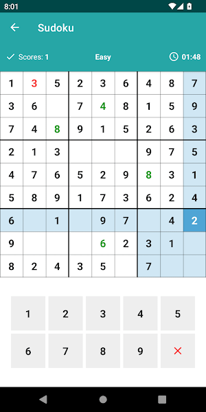 Table puzzles Screenshot 1