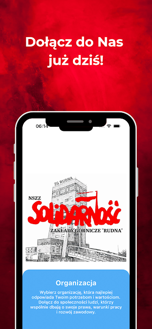 NSZZ Solidarność KGHM ZG Rudna Screenshot 1