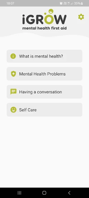 iGrow Mental Health First Aid Screenshot 0