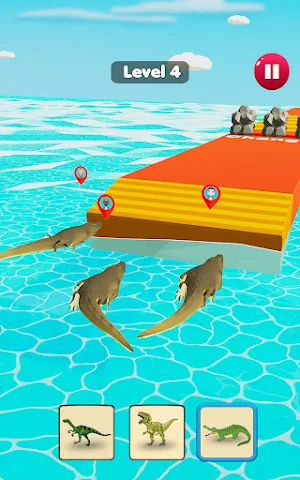 Wild Dino Transform Smash Rush Run 3D Screenshot 1
