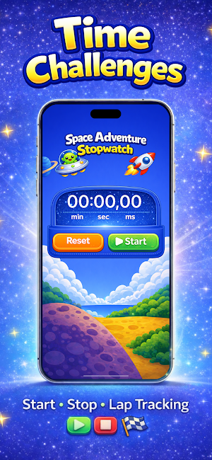 Stopwatch for Kids : Timer 321 Screenshot 2