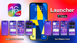 iOS 16 Launcher for iPhone Screenshot 0
