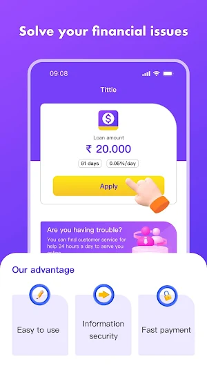 CredCash: Préstamo en efectivo Screenshot 1