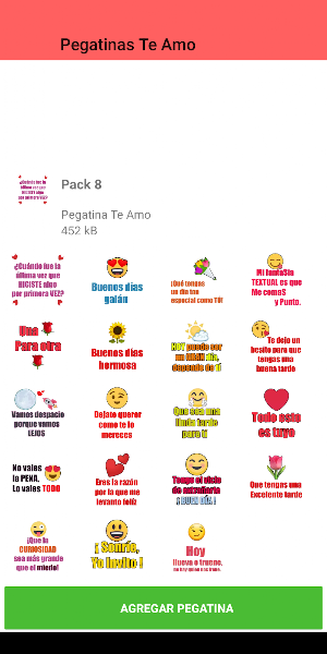 stickers i love you screenshot 6