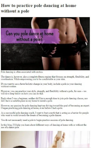 How to Pole Dancing Exercises Screenshot 3