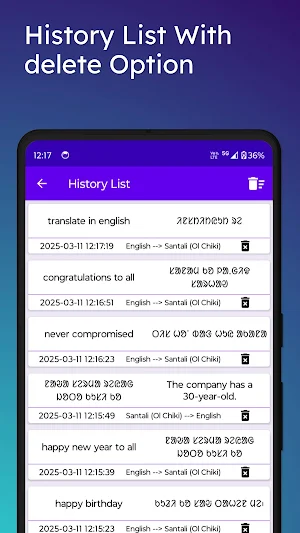 English Santali Ol Chiki Trans Screenshot 3