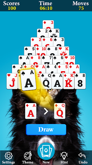 Pyramid Solitaire Screenshot 1