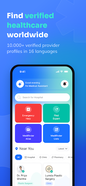 MediFinder: Doctors & Clinics Screenshot 0