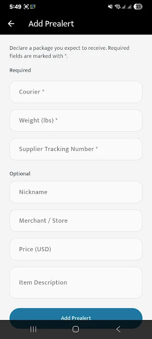 SSS Couriers Screenshot 1