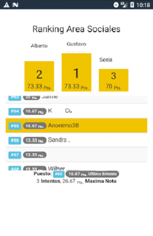 USFXAdmision Screenshot 2