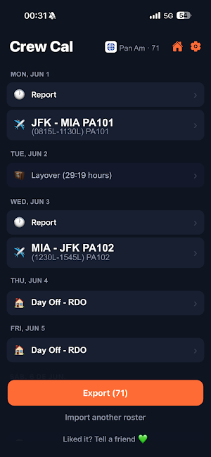 Crew Hub - Roster & Social Screenshot 2