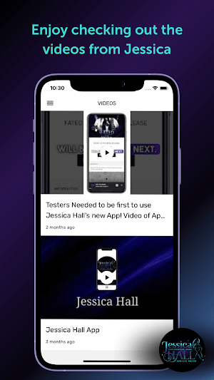 Jessica Hall App Screenshot 3