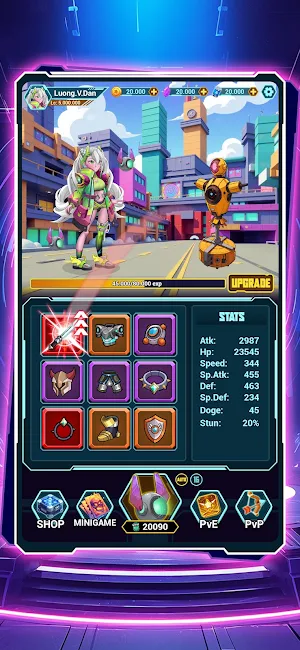 Idle Cyber Clash Screenshot 1