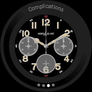 Montblanc Summit - 1858 Classic Watch Face Screenshot 1