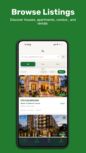Noren Real Estate & Rentals Screenshot 1
