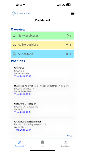 PowerToHire Screenshot 0