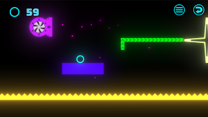 Neon Ball Platformer Screenshot 1