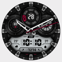 LCD Techno Watch Face