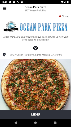 Ocean Park Pizza Screenshot 0