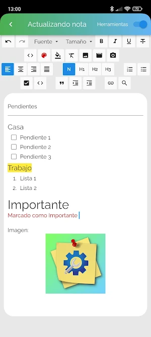 Herramientas de Texto Screenshot 2