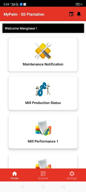 MyPalm-SD Plantation React Screenshot 2