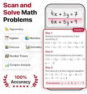 AI Math Solver: Scan & Solve Screenshot 0