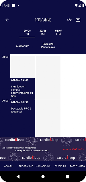 CardioSleep 2023 Screenshot 3