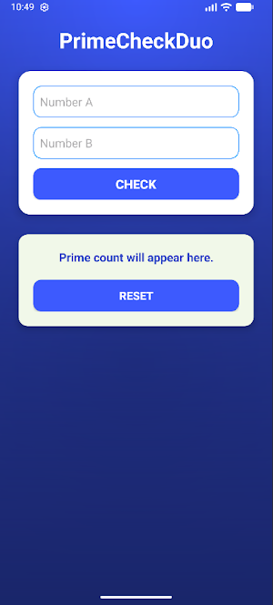 PrimeCheckDuo Screenshot 1