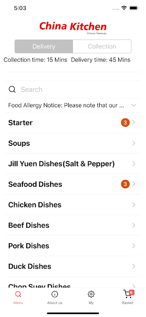 China Kitchen Birmingham Screenshot 3