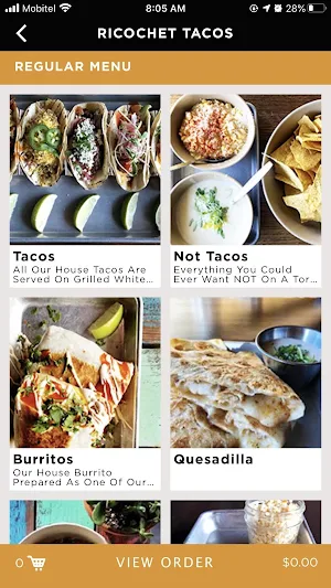 Ricochet Tacos Screenshot 2
