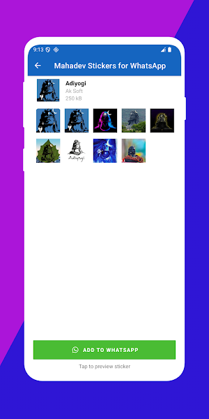 Mahadev Stickers for WhatsApp Screenshot 2