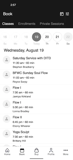 FlowWell Yoga + Wellness Screenshot 1