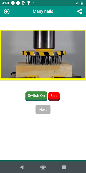 Satisfying hydraulic press Screenshot 1