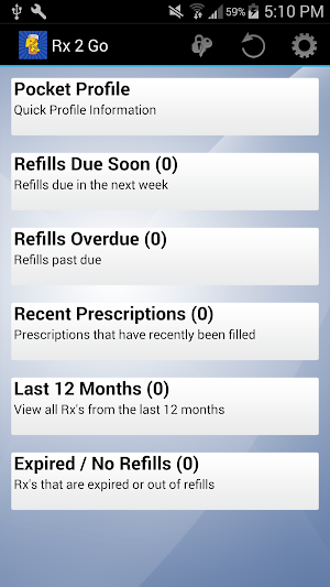 Rx 2 Go Screenshot 1