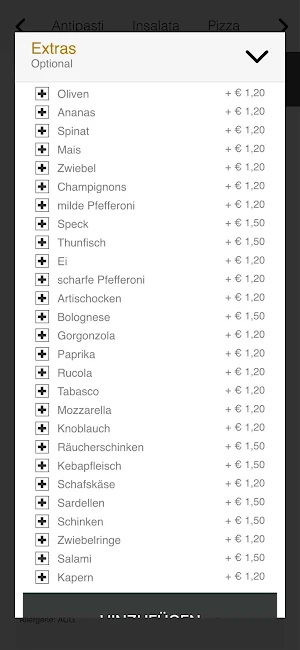 Pizzeria Toscana Screenshot 2