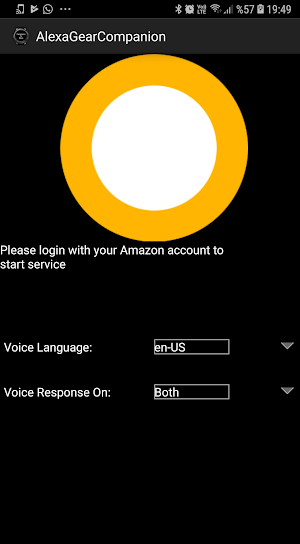 Companion for Alexa (Alexa for Gear/Galaxy Watch) Screenshot 3