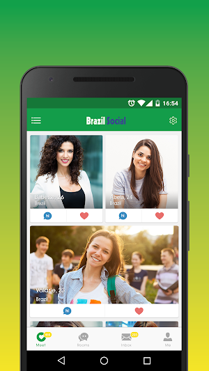 Brazil Social - Brazilian Singles Flirt & Date App Screenshot 0