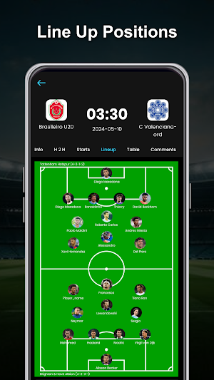Live Football Score Screenshot 1