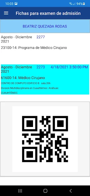 AspirantesUACJ Screenshot 2