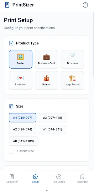 PrintSizer Screenshot 1