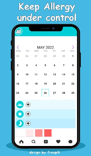 Food allergy diary Screenshot 0